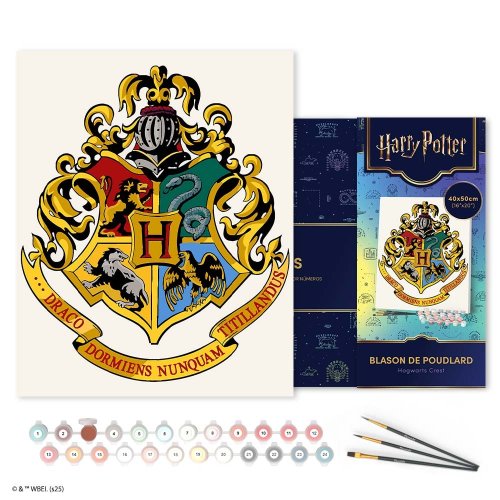 Malování podle čísel - HARRY POTTER - BRADAVICKÝ ERB 40 x 50 cm na rámu