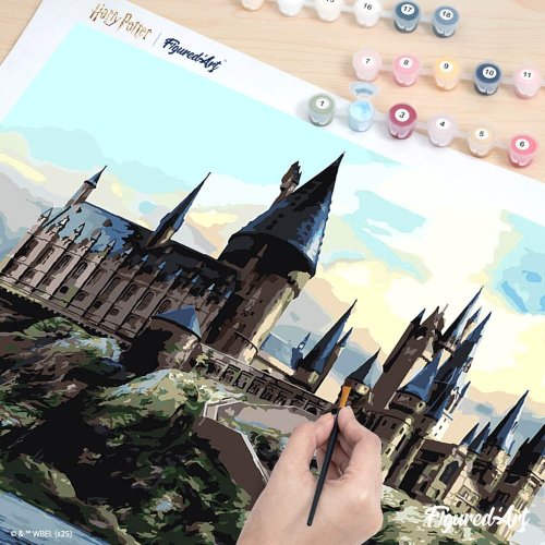 Malování podle čísel - HARRY POTTER - BRADAVICKÝ HRAD 40 x 50 cm bez rámu - WB00025_3.jpg