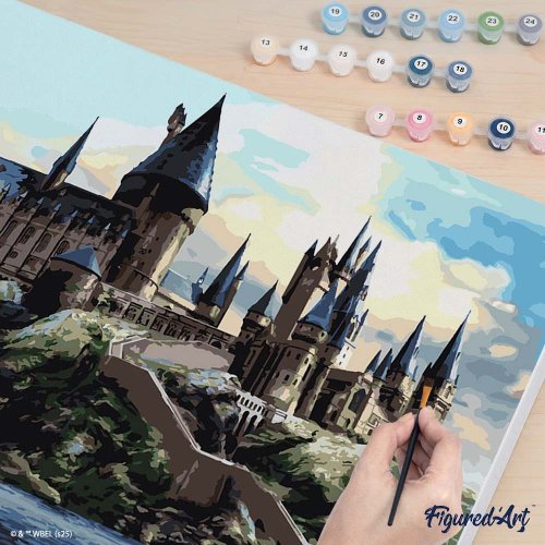 Malování podle čísel - HARRY POTTER - BRADAVICKÝ HRAD 40 x 50 cm na rámu - WB00025-Y_3.jpg