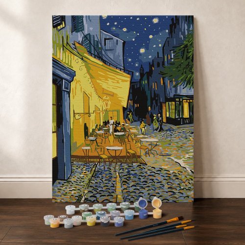 Malování podle čísel - TERASA KAVÁRNY V NOCI, VINCENT VAN GOGH 24.5 x 32.5 cm - GFA023_2.jpg