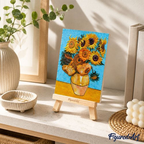 3D RELIÉFNÍ MALBA - SLUNEČNICE VAN GOGH - sběratelská sada s dřevěným stojánkem - 3DFAS02_3.jpg
