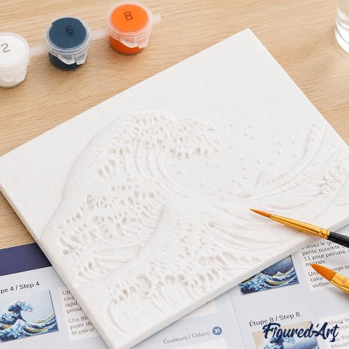 3D RELIÉFNÍ MALBA - SLUNEČNICE VAN GOGH - sběratelská sada s dřevěným stojánkem - 3DFAS02_5.jpg