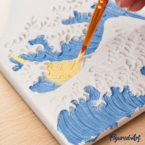 3D RELIÉFNÍ MALBA - SLUNEČNICE VAN GOGH - sběratelská sada s dřevěným stojánkem - 3DFAS02_8.jpg