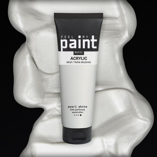 Akrylová barva FeelMyPaint 120 ml PERLEŤOVÁ BÍLÁ - certifikace o bezpečnosti dětských hraček - FMP34_2026_barva.jpg