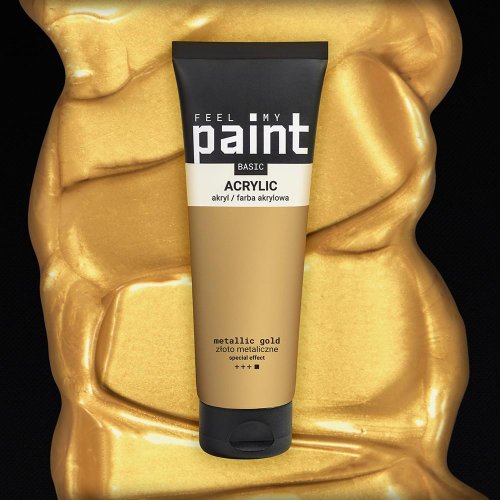 Akrylová barva FeelMyPaint 120 ml ZLATÁ - certifikace o bezpečnosti dětských hraček - FMP35_2026_barva.jpg