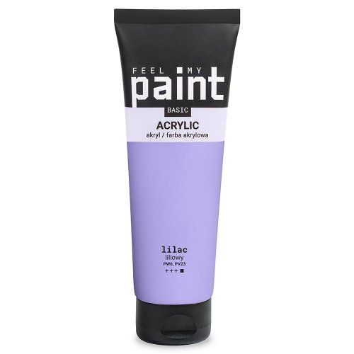 Akrylová barva FeelMyPaint 120 ml LILA - certifikace o bezpečnosti dětských hraček