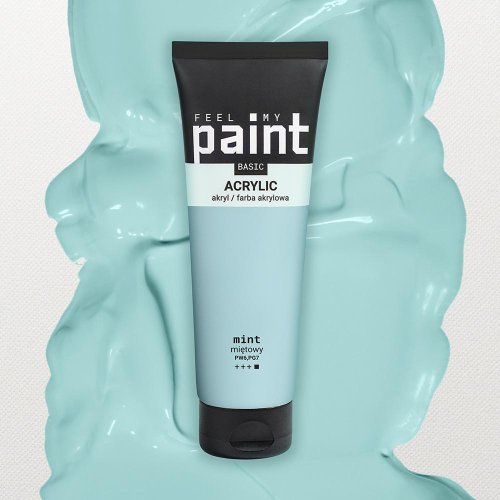 Akrylová barva FeelMyPaint 120 ml MENTOLOVÁ - certifikace o bezpečnosti dětských hraček - FMP37_2026_barva.jpg