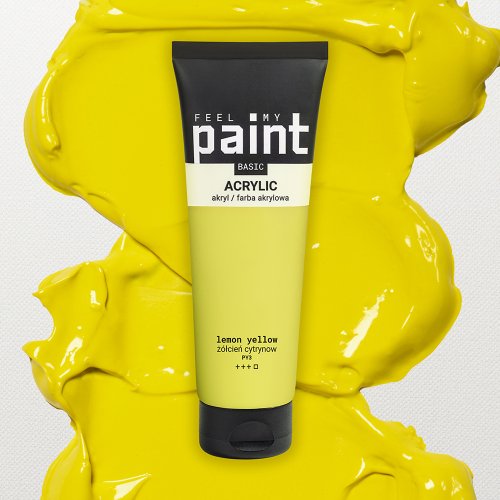 Akrylová barva FeelMyPaint 120 ml CITRÓNOVÁ ŽLUTÁ - certifikace o bezpečnosti dětských hraček - FMP38_2026_barva.jpg