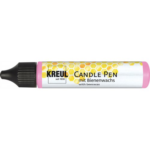 CANDLE PEN KREUL voskové pero pro malování svíček RŮŽOVÁ