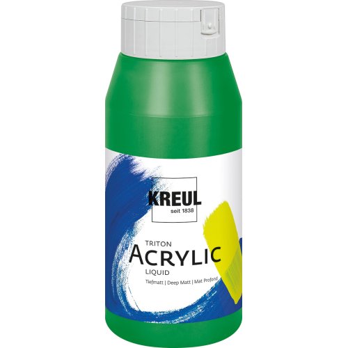 Akrylová barva TRITON KREUL SOLO GOYA 750 ml PERMANENTNÍ ZELENÁ