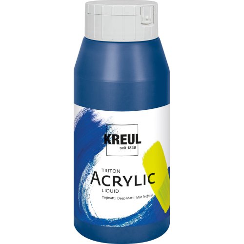 Akrylová barva TRITON KREUL SOLO GOYA 750 ml KOBALTOVÁ MODRÁ