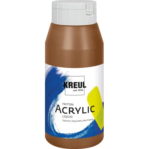 Akrylová barva TRITON KREUL SOLO GOYA 750 ml OXID TMAVÁ HNĚDÁ