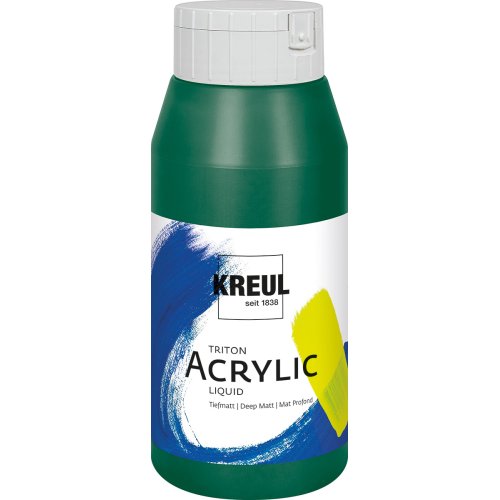 Akrylová barva TRITON KREUL SOLO GOYA 750 ml TMAVÁ ZELENÁ