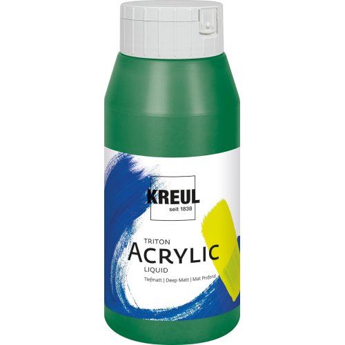 Akrylová barva TRITON KREUL SOLO GOYA 750 ml LISTOVÁ ZELENÁ