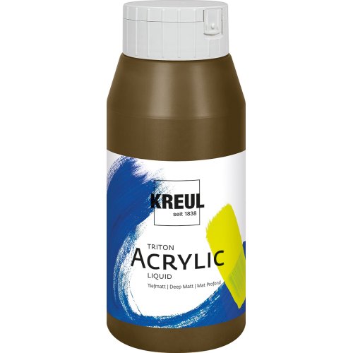 Akrylová barva TRITON KREUL SOLO GOYA 750 ml HNĚDÁ