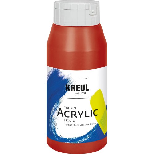 Akrylová barva TRITON KREUL SOLO GOYA 750 ml KARMÍNOVÁ