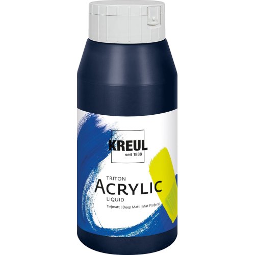 Akrylová barva TRITON KREUL SOLO GOYA 750 ml TMAVÁ MODRÁ