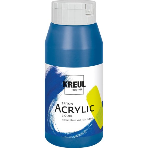 Akrylová barva TRITON KREUL SOLO GOYA 750 ml PRIMÁRNÍ MODRÁ