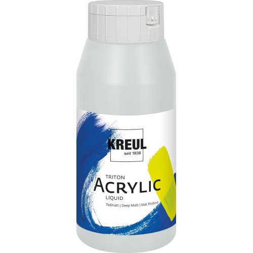 Akrylová barva TRITON KREUL SOLO GOYA 750 ml STŘÍBRNÁ