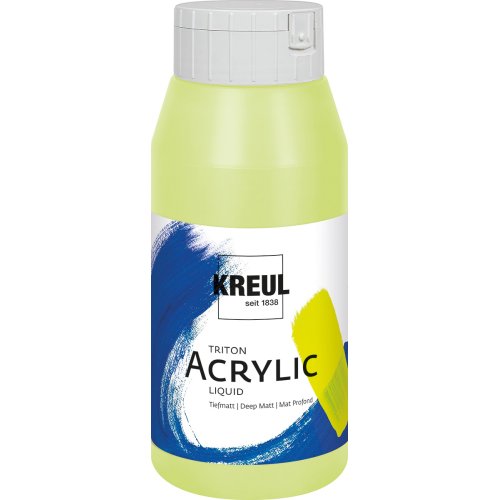 Akrylová barva TRITON KREUL SOLO GOYA 750 ml BLEDÁ ZELENÁ