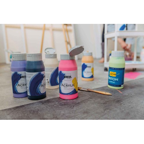Akrylová barva TRITON KREUL SOLO GOYA 750 ml FIALOVO RŮŽOVÁ - KREUL_TritonAcrylicLiquid_06.jpg