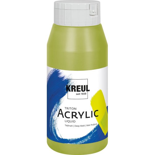 Akrylová barva TRITON KREUL SOLO GOYA 750 ml OLIVOVÁ ZELENÁ