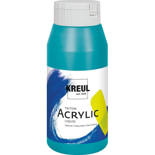 Akrylová barva TRITON KREUL SOLO GOYA 750 ml TYRKYSOVÁ