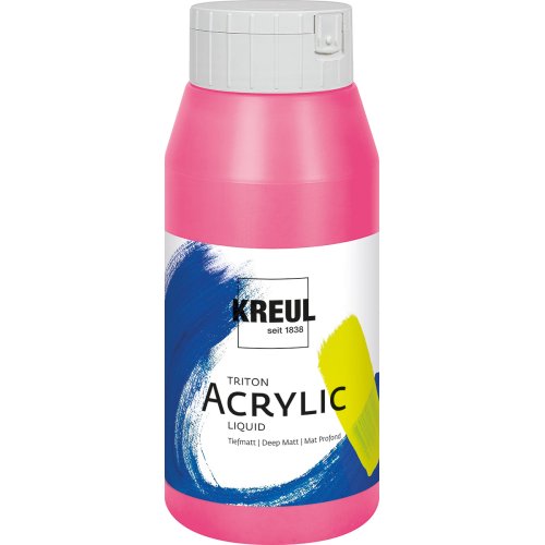 Akrylová barva TRITON KREUL SOLO GOYA 750 ml SVÍTÍCÍ RŮŽOVÁ