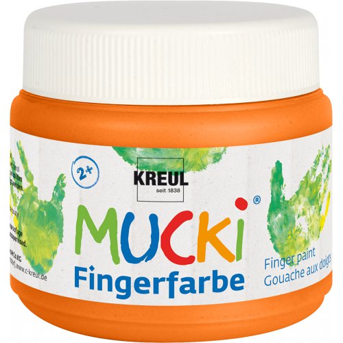 Prstová barva MUCKI 150 ml ORANŽOVÁ