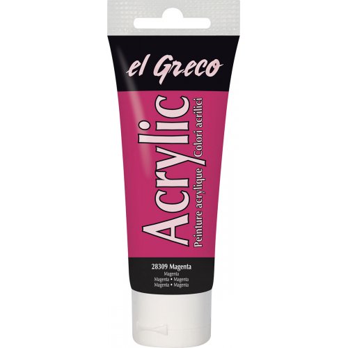 Akrylová barva EL GRECO 75 ml PURPUROVÁ