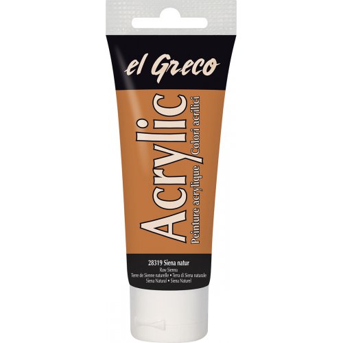 Akrylová barva EL GRECO 75 ml RAW SIENNA