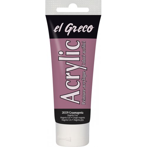Akrylová barva EL GRECO 75 ml ŠEDÁ MAGENTA