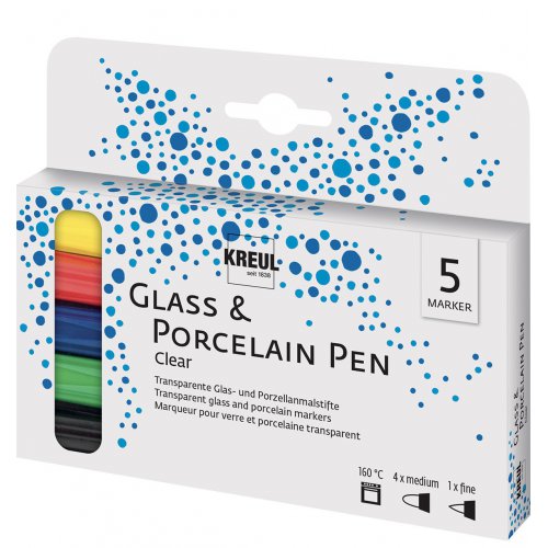 Sada Fix na porcelán a sklo KREUL CLEAR 5 barev - CK42650_KREUL_SKLO_PORCELAN_02.JPG